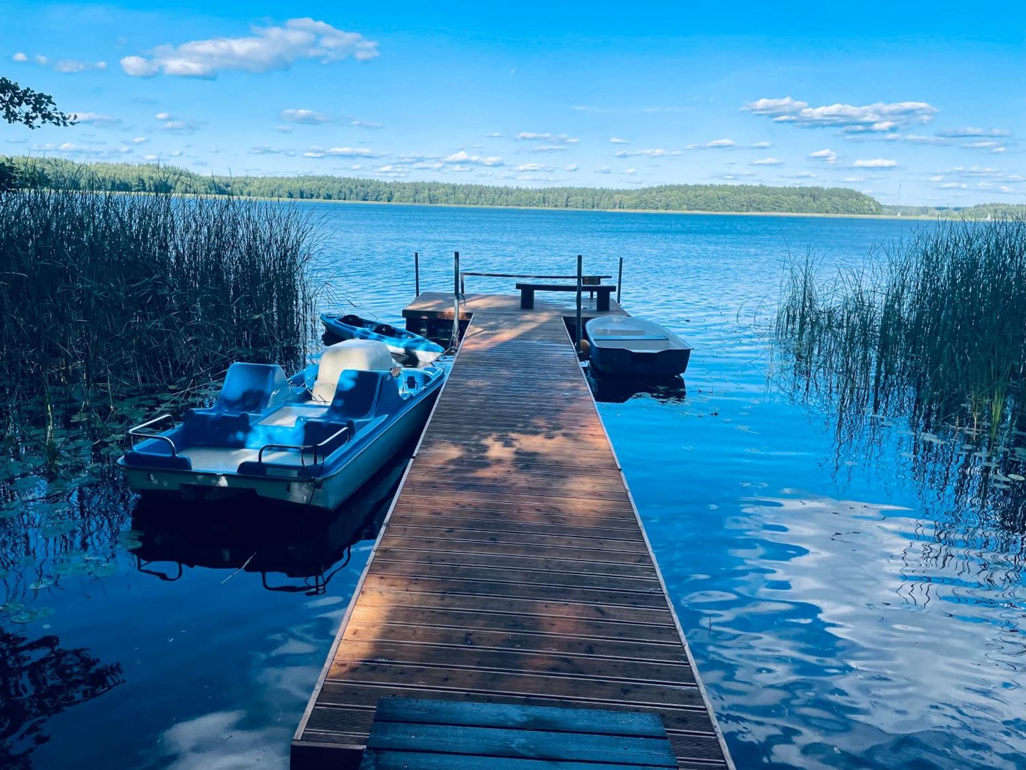 Dom Nad Jeziorem Mazury Pomost Segment 2 Giżycko Dış mekan fotoğraf