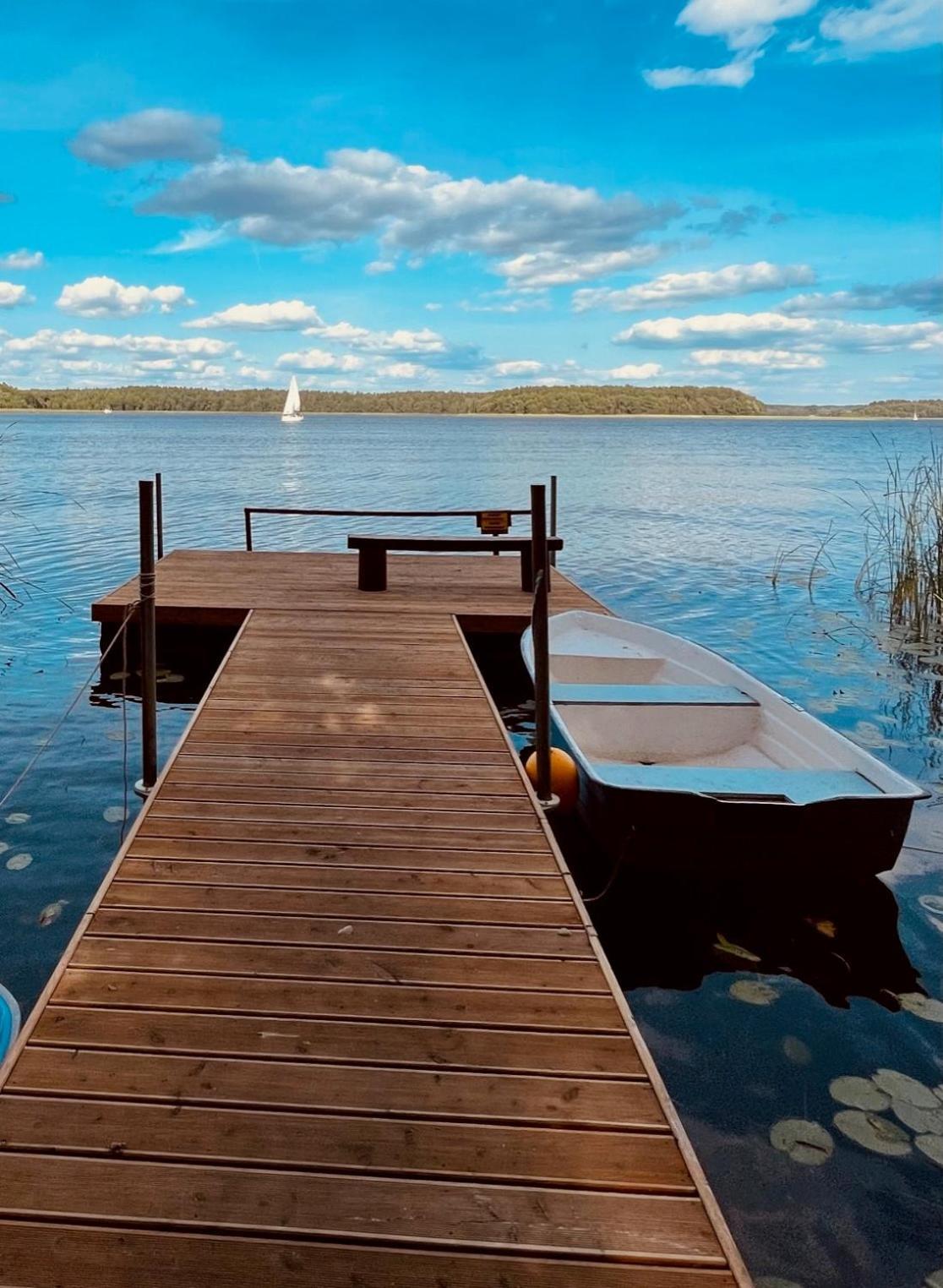 Dom Nad Jeziorem Mazury Pomost Segment 2 Giżycko Dış mekan fotoğraf
